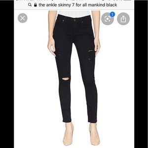 7 for All Mankind Denim Super Soft ankle skinny